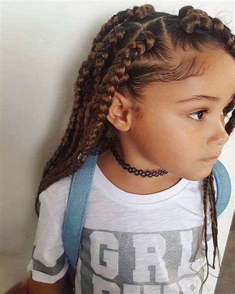 Box Braids Hairstyles For Little Girls