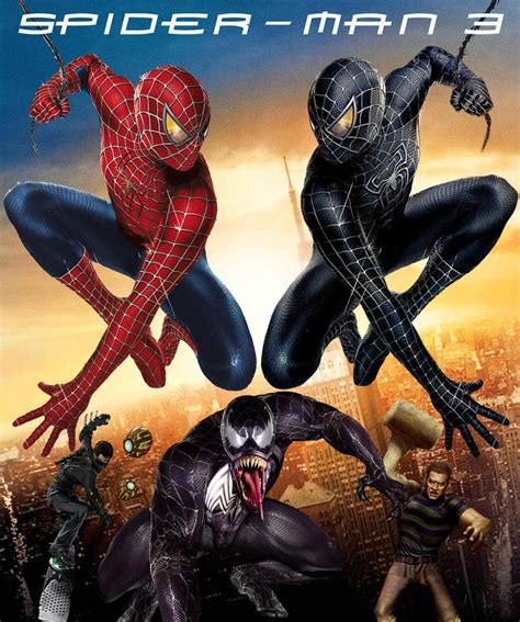 Spider-Man 3 poster (2007) by predatorX20 on DeviantArt