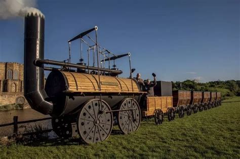 Full steam ahead at Kynren as it unveils replica of Stephenson's world ...