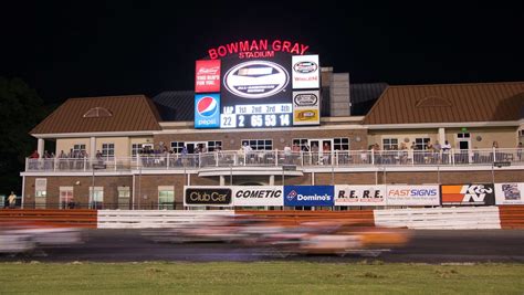 Car racing at Bowman Gray Stadium