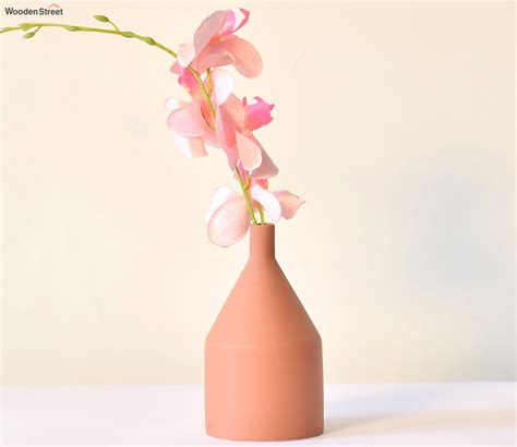 Buy Ginger Classic Ceramic Flower Vase (Pink) Online in India at Best Price - Modern Flower Vase ...