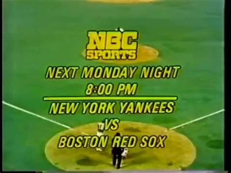 1974 NBC Sports graphics | Yankees vs boston, Sports graphics, Nbc