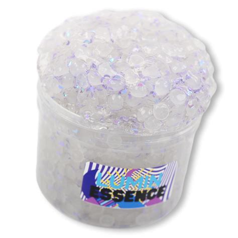 Luminescence Clear Beaded Slime - Shop Slime - Dope Slimes