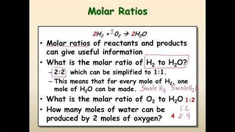 Molar Ratio - YouTube