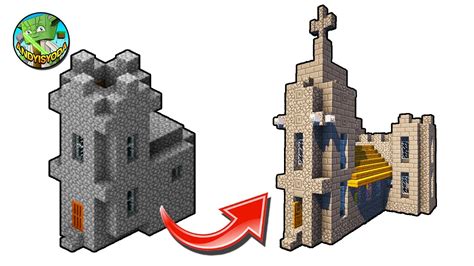 How to Transform a Minecraft Village Church - YouTube