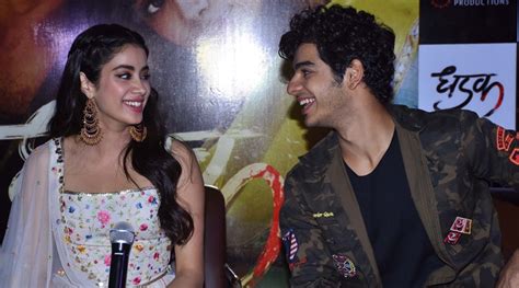 Janhvi Kapoor and Ishaan Khatter were a sight for sore eyes during Dhadak promotions in Jaipur ...