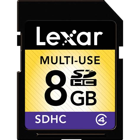 Lexar 8GB SDHC Memory Card Class 6 LSD8GBASBNACL6 B&H Photo