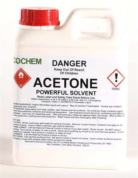 Acetone - Technical Grade - Ecochem Limited