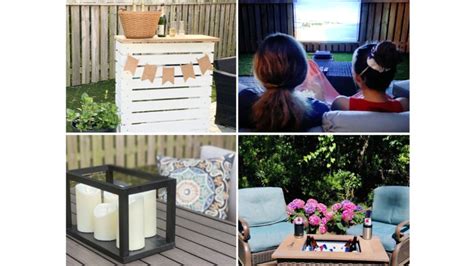 Backyard Entertaining: DIY an Outdoor Movie Screen – Home Sweet Homes