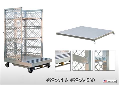 Aluminum Warehouse Order Picking Cart | Forklift Picking Cart