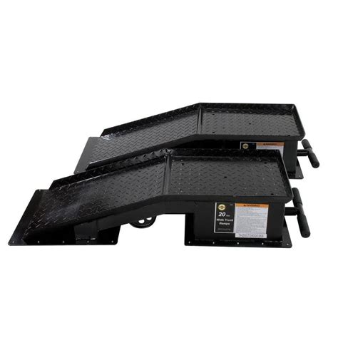 Omega 20 Ton Wide Truck Ramps-93201 - The Home Depot