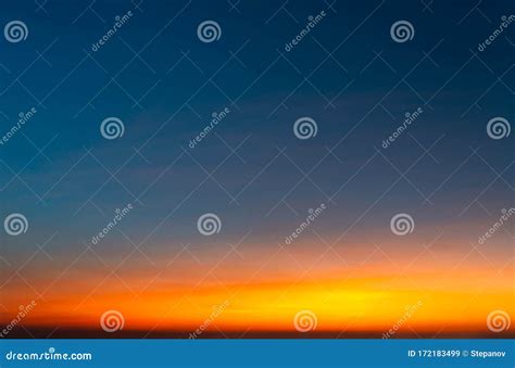 Clear Sky at Sunrise Background Stock Image - Image of environment, high: 172183499