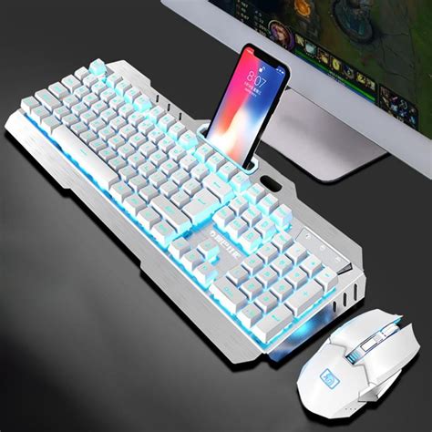 Wholesale Wireless Mechanical Keyboard And Mouse Game Set Rechargeable With Backlight For Gaming ...