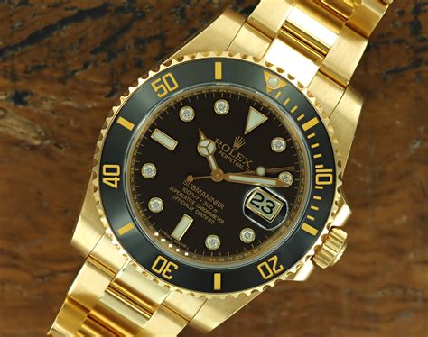 18K Gold Rolex Submariner 116618 Full Set - Luxury Vintage Concept