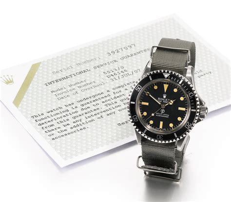 The Rolex "MilSub" Submariner Ref. 5517 - Bob's Watches