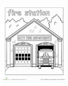 List Of Fire Station Coloring Pages