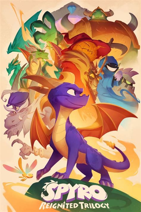 Spyro Reignited Trilogy Concept Art Gallery | Spyro the dragon, Poster ...