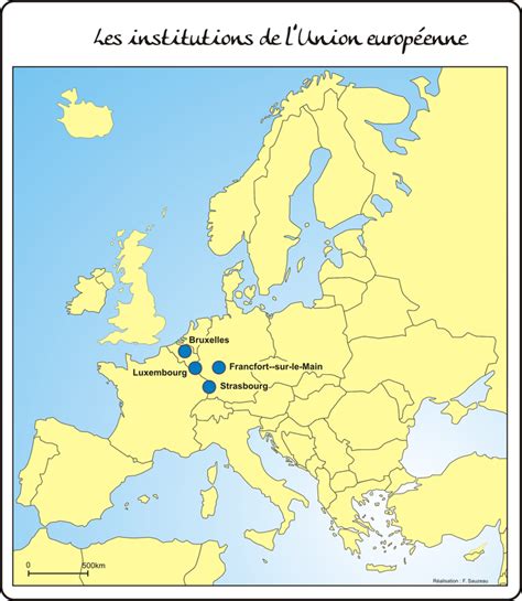 Les villes où siègent les institutions de l’Union européenne | L'Atelier d'HG Sempai