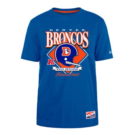 Broncos New Era Men's Helmet Logo T-Shirt – Pro Football Hall of Fame