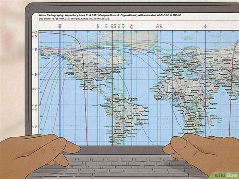 How to Read an Astrocartography Map: Line & Symbol Meanings