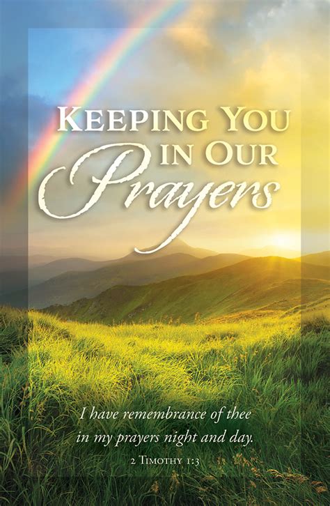 Keeping You in Our Prayers Postcard - Pack of 25 | Cokesbury