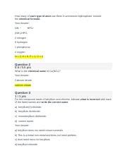 Quiz 7 Nomenclature.docx - How many of each type of atom are there in ammonium biphosphate ...