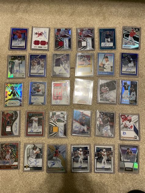 Lot of 30 MLB Rookie Baseball Autograph Sports Cards -- Antique Price ...