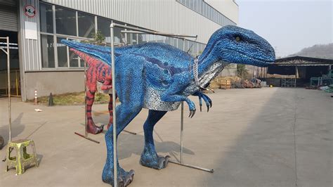 Dinosaur Performance Props Realistic Walking Raptor Costume for Sale ...