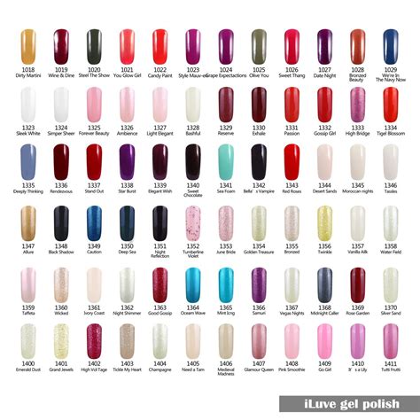 Uv gel nail polish, Gel nail polish colors, Gel polish brands