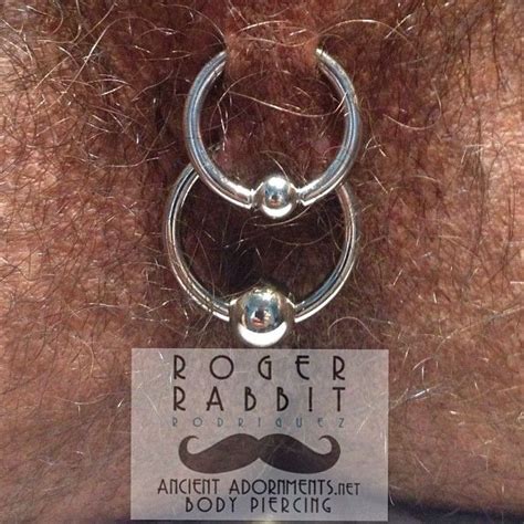 ancientadornmentsbodypiercing: Healed pair of Guiche piercings. (at Ancient Adornments) | Piercing