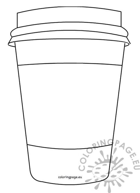 Blank Coffee Cup Template