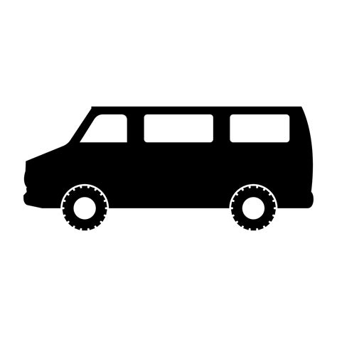 Van on a white background 4710046 Vector Art at Vecteezy