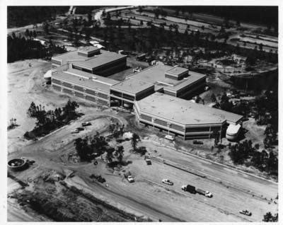 "Aerial View of UNF Buildings 1-4 Under Construction"