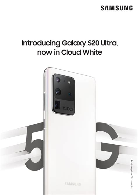 Samsung Galaxy S20 Ultra in Cloud White is now available in Malaysia ...