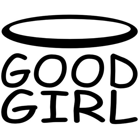 Good Girl Vinyl Lettering Sticker