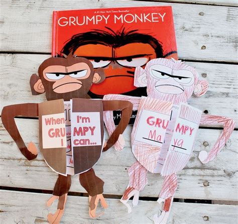 Grumpy Monkey by Suzanne Lang SEL Book Craft : Interactive Read Aloud Guide , ELA Centers ...