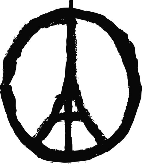 Clipart - Peace for Paris