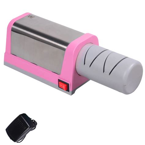 XYJ Brand Pink Color Kitchen Knife Sharpener 2 Slot Electric Diamond ...