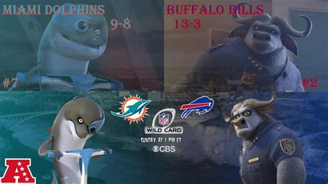 Dolphins @ Bills (2023 Playoffs) (Wildcard) by SuperheroCat2000 on ...