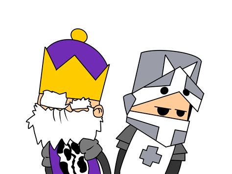 Grey Knight and King from Castle Crashers by ToastyTheToaster on Newgrounds