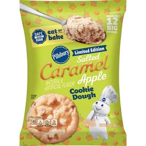 Pillsbury Cookies Dough, Salted Caramel Apple (14 oz) - Instacart