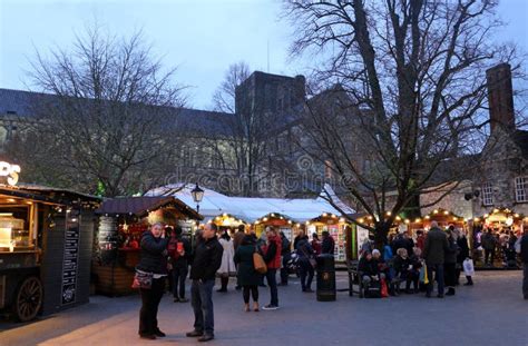 Christmas Market Stalls, Winchester Editorial Stock Photo - Image of ...