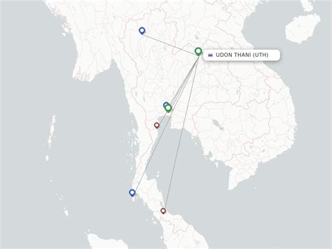 Direct (non-stop) flights from Udon Thani to Chiang Mai - schedules - FlightsFrom.com