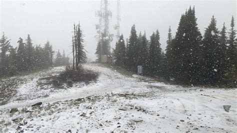 June Snowfall Recorded at Washington Ski Resort