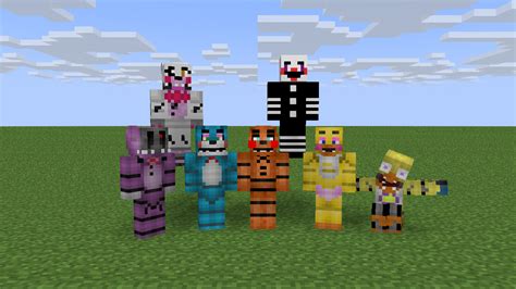 FNAF SKIN PACKS FOR MINECRAFT/MINE IMATOR | Fnaf, Fnaf minecraft, Minecraft