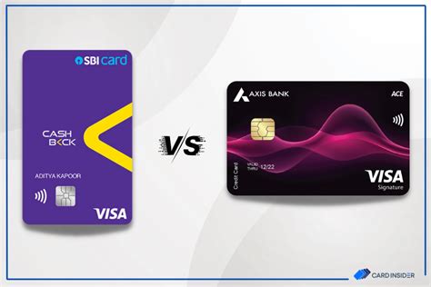 Cashback SBI Card Vs Axis Bank Ace Credit Card