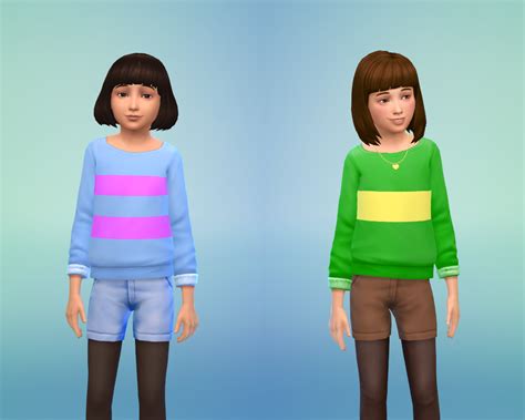 Chara and Frisk (The Sims 4) : r/Charadefensesquad