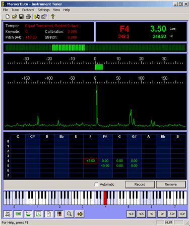 Instrument Tuner - Software for Instrument Tuning - Tune your piano or ...