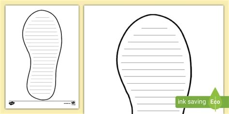 Shoe Outline Printable