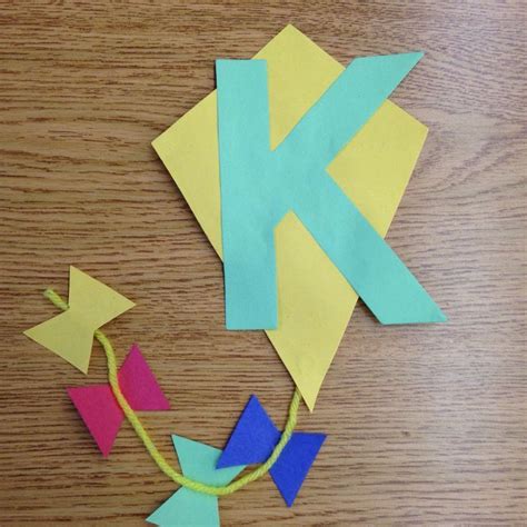 K is for kite | Preschool letter crafts, Letter k crafts, Alphabet crafts preschool